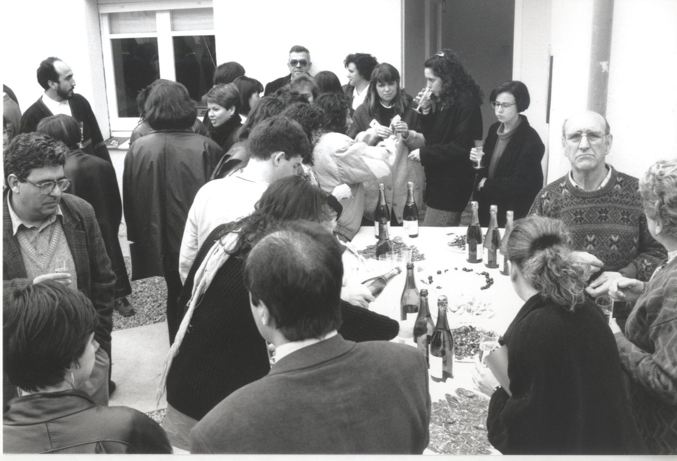 Inauguració de la seu d’Eumo Editorial a l’edifici G, la Caseta, a la Universitat de Vic (1992)